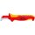 KNIPEX 0303029 Kabelmesser, 50mm, Hakenform, Kunststoff, Schutzisoliert 1000V, VDE geprüft,