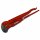 IRONSIDE 170130 Eckrohrzange S 25mm (1) rot lackiert