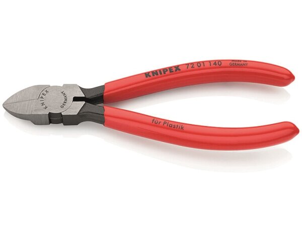 KNIPEX Seitenschneider L140mm, pol., plast.