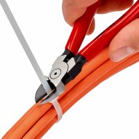 KNIPEX Seitenschneider L140mm, pol., plast.