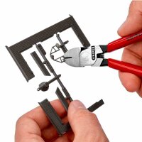 KNIPEX Seitenschneider L140mm, pol., plast.