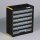 IRONSIDE 191210 Klarsicht-Magazin 21Laden 300x135x335mm PVC
