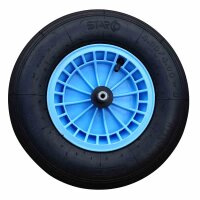 FORT Ersatzrad Baby-Blau Rad Schubkarre Gartenkarre...