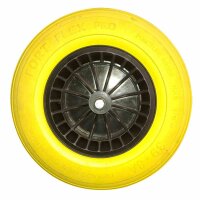 FORT FLEX PRO PP PU Schubkarrenrad Ersatzrad Vollgummi...