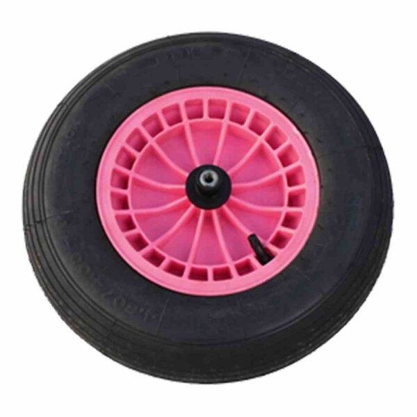 FORT Ersatzrad Pink Rad Schubkarre Gartenkarre Baukarre Schiebkarre
