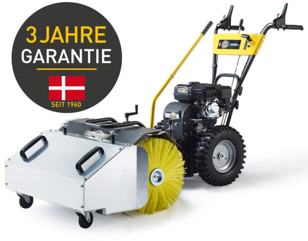 TEXAS Kehrmaschine Benzin Schneekehrmaschine Laubsammler Combi 800B Briggs 3in1