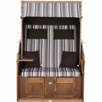 TRENDY BY DEVRIES Strandkorb Trend 10+, Stoff 741 PE...
