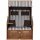 TRENDY BY DEVRIES Strandkorb Trend 10+, Stoff 741 PE natur, Akazie FSC 100%