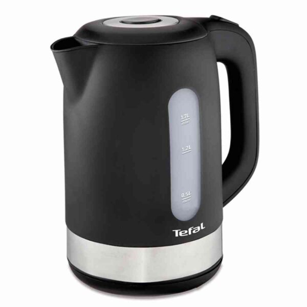 TEFAL KO3308 Wasserkocher KO 3308 Schwarz / Edelstahl