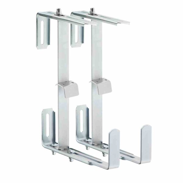 ALBA 27754 Blumenkastenhalter 3-fach verstellbar vz. 2er Set