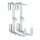 ALBA 27754 Blumenkastenhalter 3-fach verstellbar vz. 2er Set
