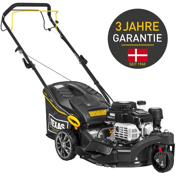 TEXAS Rasenmäher Benzin mit Antrieb Premium 4275TR Trike 42 cm Schnittbreite