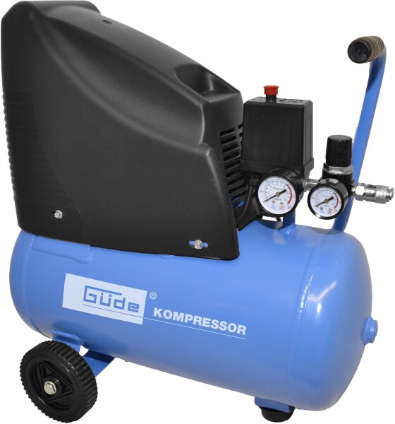 GÜDE 50111 Kompressor 220/08/24 ölfrei 1,1 kW 8 bar 24 Liter