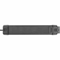 BRENNENSTUHL Premium-Line Steckdosenleiste 6-fach schwarz 3m H05VV-F 3G1,5