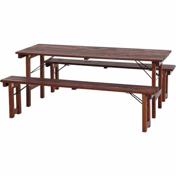 H.G. Wallis Garnitur Tisch 180x70 cm,