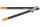 FISKARS PowerGear II Amboss-Getriebeastschere, 70 cm L77
