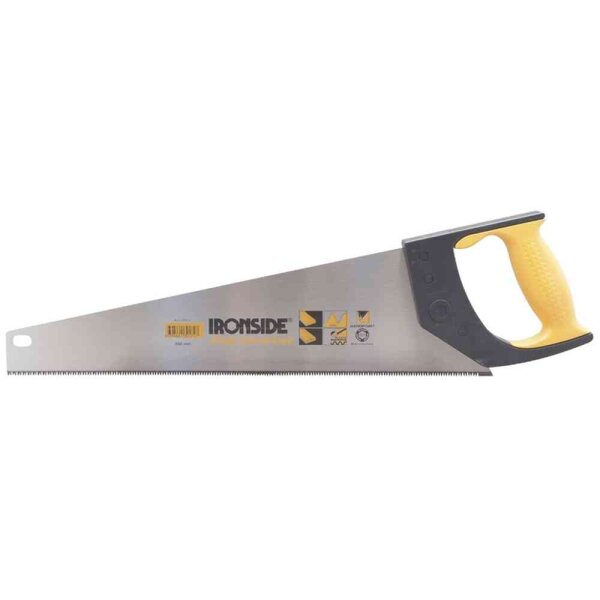 IRONSIDE 130172 Handsäge 450mm gehärtet 2-Komp.-Griff
