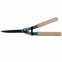 SIENA GARDEN Heckenschere Wellenschliff mit Holzgriffen