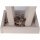 SIENA GARDEN Futtersäule Felia grey Maße: 18,5x28, Kiefer FSC 100%