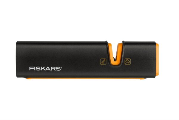 FISKARS Xsharp™ Axt- und Messerschärfer, automatische Klingenführung