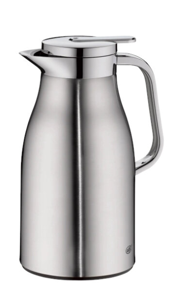 ALFI Isolierkanne SKYLINE 1,0l Edelstahl matt Thermokanne bis zu 24 h