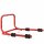 MOTTEZ Fahrradwandhalter für 2-Räder 520 x 440 x 300 mm Fahrradständer, Rot