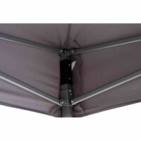 SIENA GARDEN Allrounder Pavillon Faltpavillon 300 x 450 cm rechteckig grau