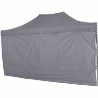 SIENA GARDEN Allrounder Pavillon Faltpavillon 300 x 450 cm rechteckig grau