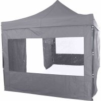 SIENA GARDEN Allrounder Pavillon Faltpavillon 300 x 450 cm rechteckig grau