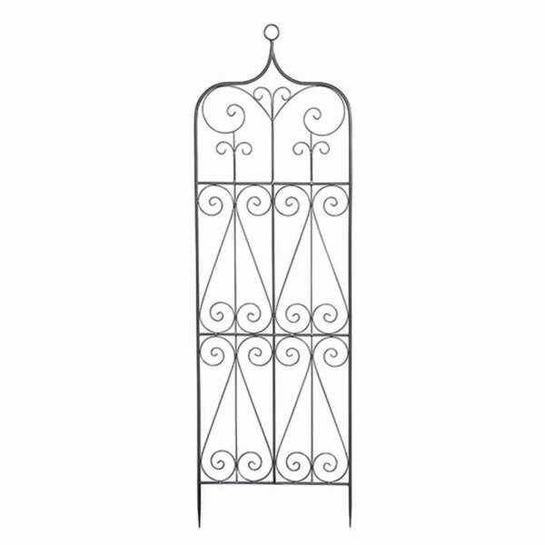 SIENA GARDEN Rankgitter, Metall anthrazit, unterverzinkt 51 x 164 cm