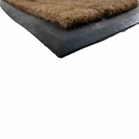 SIENA GARDEN Gummifußmatte Sonne halbrund 75 x 45 x 2 cm mit Kokosfaser