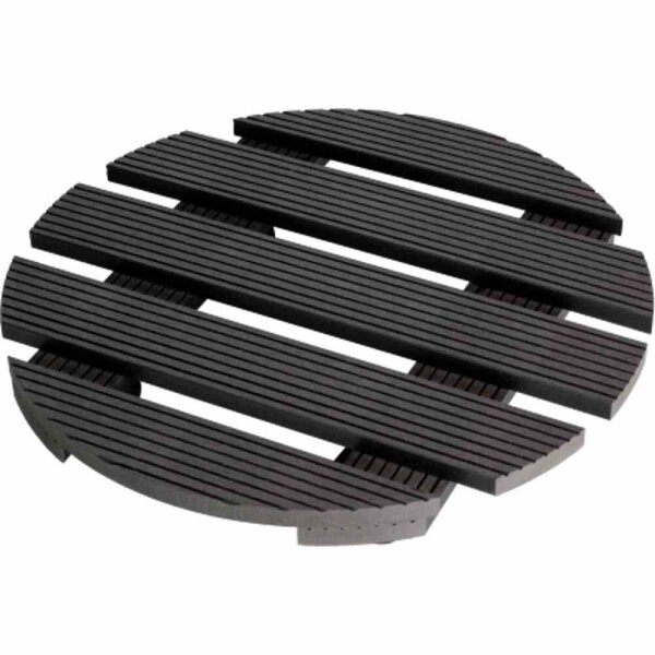 SIENA GARDEN Pflanzenroller WPC, Ø 30 cm, anthrazit Tragkraft: 60 kg