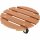 SIENA GARDEN Pflanzenroller WPC, Ø 30 cm, natur Tragkraft: 60 kg