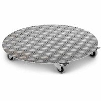SIENA GARDEN Pflanzenroller Alu, Ø 30 cm, silber...
