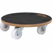 SIENA GARDEN Transportroller, Ø 38 cm, braun...