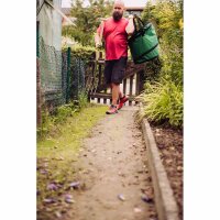 SIENA GARDEN Pop-Up Gartensack 175 Liter Polyester zusammenlegbar 4 Griffe grün