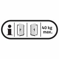 ABUS Türschließer ACC1140AL für leichte Innentüren bis 40 kg einfache Montage