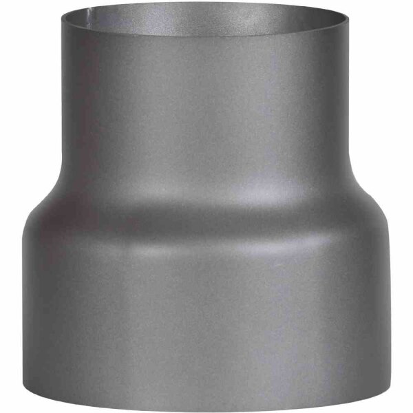 FIREFIX Reduzierung Ø150/120mm Wandanschluss, Reduktion, Rauchrohr grau