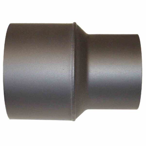 FIREFIX Reduzierung Ø150/120mm Wandanschluss, Reduktion, Rauchrohr schwarz