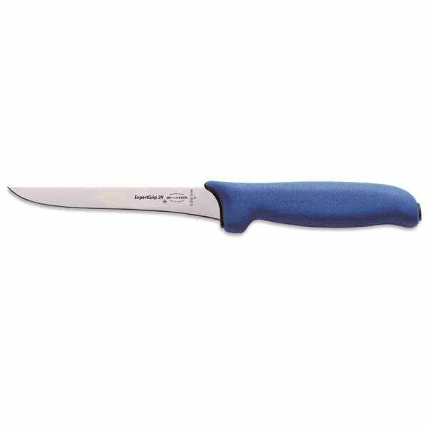 DICK Ausbeinmesser Stechmesser Schlachtmesser, steif, blau, schmal, 13 cm