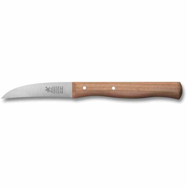 WINDMÜHLENMESSER Schälmesser Vogelschnabel 16 cm Kirsche rostfrei