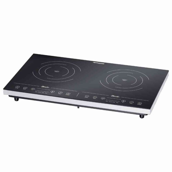 ROMMELSBACHER Doppelkochplatte CT 3410/IN 3400 W Induktionstechnologie schwarz