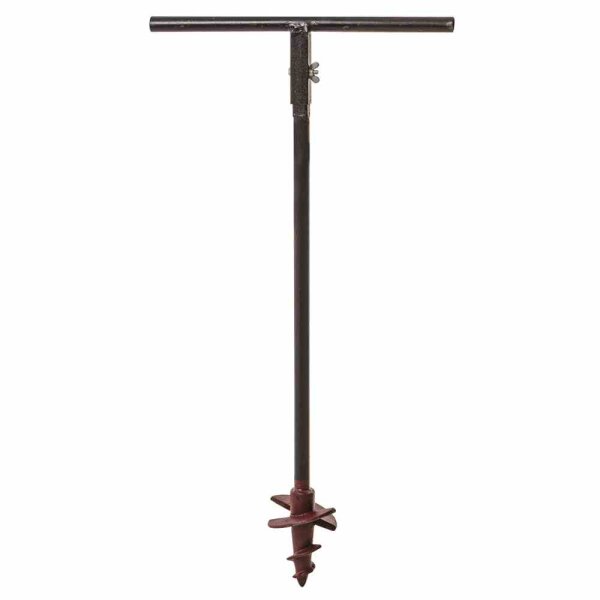 PUTEUS Hand-Erdbohrer, Stahlguss,