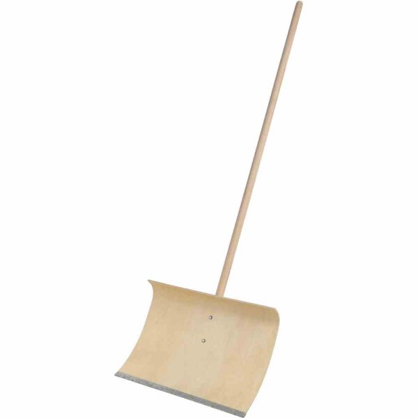 FREUND VICTORIA Sperrholz-Schneeschieber 55 cm mit Kante und Schraubstiel