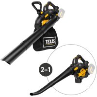 TEXAS BVX2020 Akku Laubbläser Laubsauger 2-in-1...