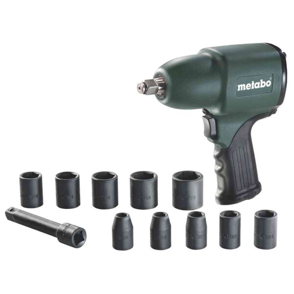 METABO Druckluft-Schlagschrauber DSSW 360 Set 6,2 bar, Löse-/Drehmoment 360 Nm