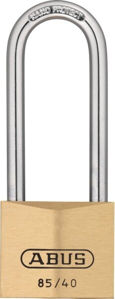 ABUS 03506 7 Messing - Hangschloß 85/40HB63SB