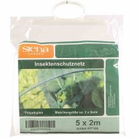 SIENA GARDEN Insektennetz 5 x 2 m im Tragebeutel mit Etikett