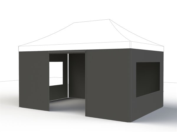 SIENA GARDEN Seitent.gr. zu Allrounder Pavillon, 3x4,5m, 4 Stück