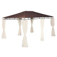SIENA GARDEN  Dach Bezug zu Pavillon Tosca 3x4 m, mocca